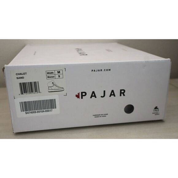 Pajar Women's Sz 9M Sand/Beige Waterproof Nubuck Chalet Fashion Boots - Picture 11 of 11